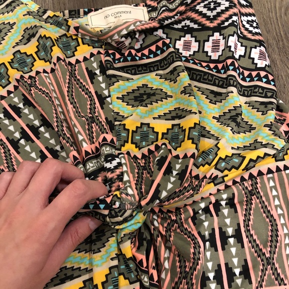 Aztec print high low dress - Picture 3 of 4